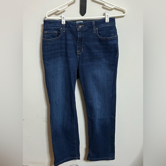LL  Bean Classic Fit Blue Jeans Sz 8 - Picture 2 of 6